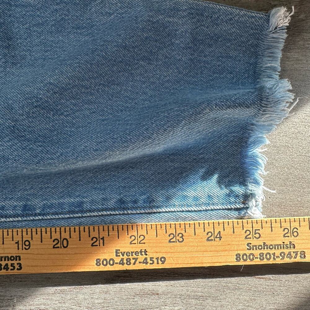 Levi's Premium Wedgie Fit Straight Jeans 27 Distressed - Picture 14 of 15